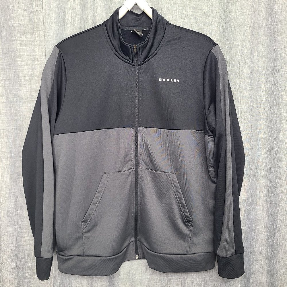 Oakley Men's Full Zip Jacket Mock Neck Size 2XL